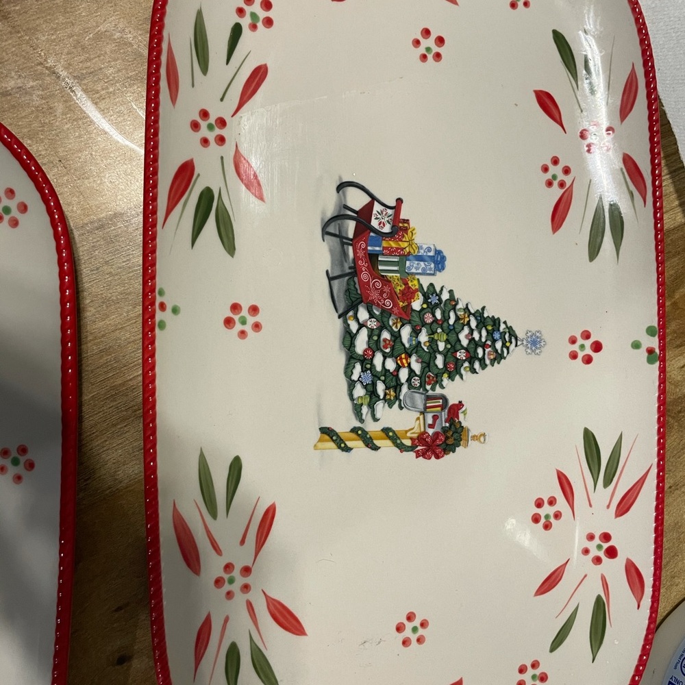 Brand new Three Christmas plates